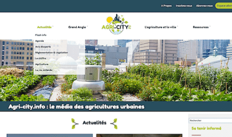 Agri-City.info, un média spécifiquement dédié à l’agriculture urbaine