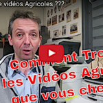 Lancement de mon nouveau site de vidéos agricoles