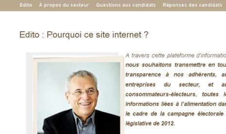L’élection présidentielle et l’agroalimentaire