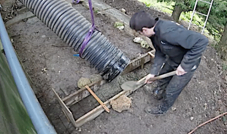 Une coulée de béton pour ma plateforme agricole