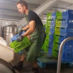Chargement du pressoir
