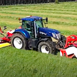 Chantier d’ensilage en Haute-Loire