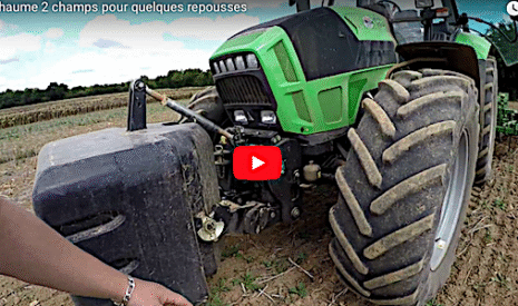 Face aux mauvaises herbes et les chardons, le déchaumage !