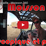 Le chargement de la paille vu en vidéo 360