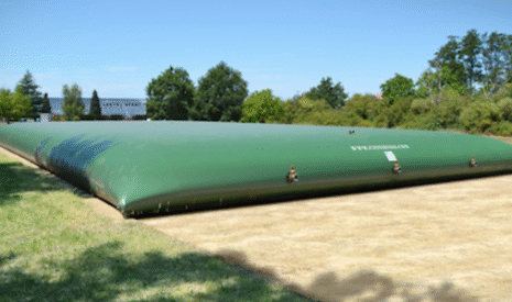 Citerneo, des réserves d’eau souples, autoportantes, et écologiques