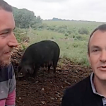 Quand Gilles VK le céréalier découvre un élevage de cochons noirs