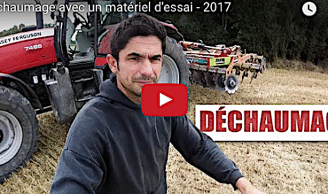 Déchaumeur à disques pour le déchaumage