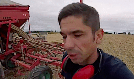 Semis de colza en Indre-et-Loire