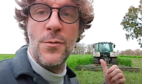 Destruction des couverts végétaux à la herse