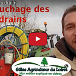 Drainage agricole, le débouchage des drains