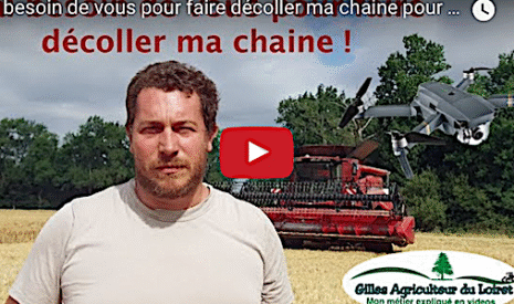 Des vidéos agricoles vues du ciel avec un drone, vous en voulez ? Aidez-moi à vous les proposer !