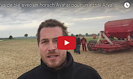 Essais de semis sur le site d’Arvalis