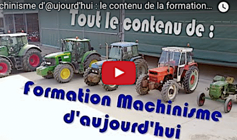 Formation machinisme, trois vidéos !