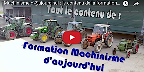 formation machinisme tracteurs