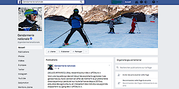 gendarmerie nationale facebook