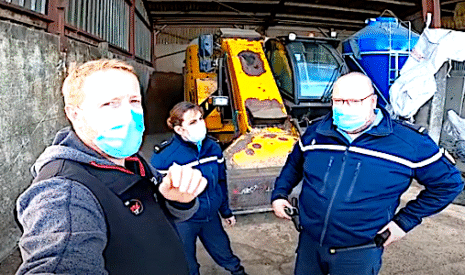Les gendarmes réalisent le diagnostic sécurité de l’exploitation agricole