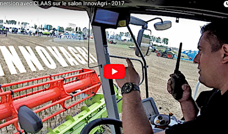 Les coulisses du salon InnovAgri 2017 vues depuis le stand Claas