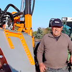 Viticulture, une astucieuse machine pour tirer les sarments