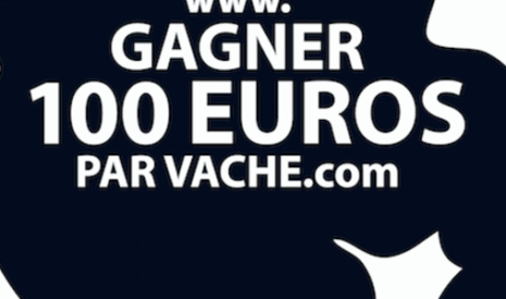 Gagner 100 euros par vache, nouveau site internet