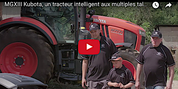 La Promotion Du Tracteur Mgx Iii De Kubota En Vidéo Wikiagri Actualité Agricole