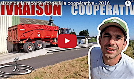 Livraison de la récolte d’orge à la coopérative