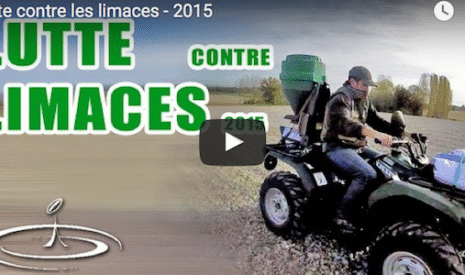 Lutte contre les limaces depuis un quad