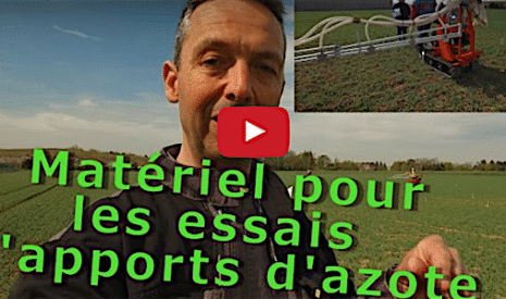 Démonstration de matériel pour des essais d’apport d’azote