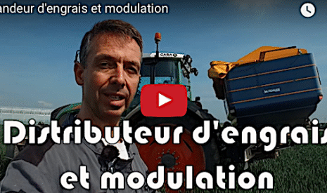 La modulation avec un épandeur d’engrais
