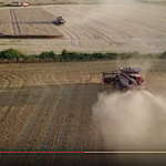 Moisson 2017 des blés… vue du ciel avec un drone !
