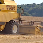 Moisson du blé tendre en Charente