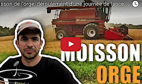 Moisson de l’orge, la journée de lancement