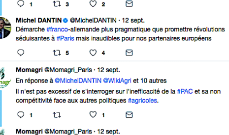 L’étonnante passe d’armes idéologique sur l’avenir de la Pac sur Twitter