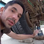 De nouveaux pneus pour le porte-caisson