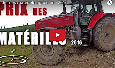 Quel est le prix du matériel agricole de mon exploitation ?