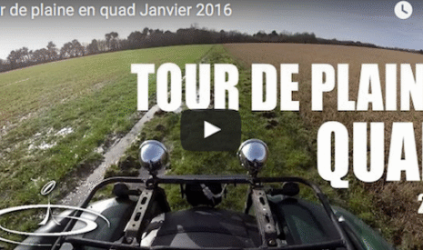 Le quad, matériel idéal pour un tour de plaine