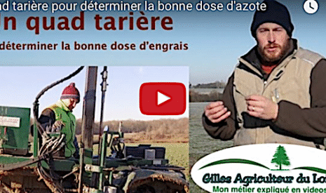 L’utilisation du quad tarière pour la bonne dose d’engrais