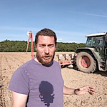 Semis de maïs, avec un essai de semis direct