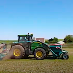 Semis de sorgho en Eure-et-Loir