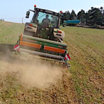 Semis sous couvert sur la prairie