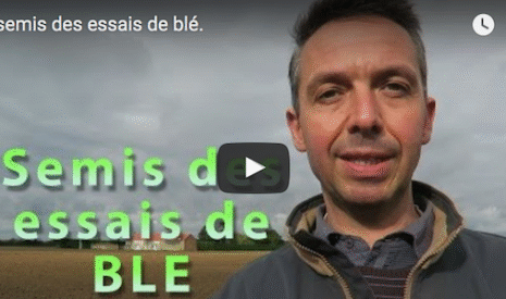 Le fonctionnement du semoir pour essais de blé