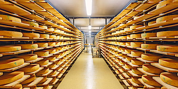 stock de fromages