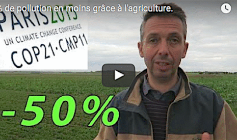 50 pour 100 de pollution en moins grâce à l’agriculture