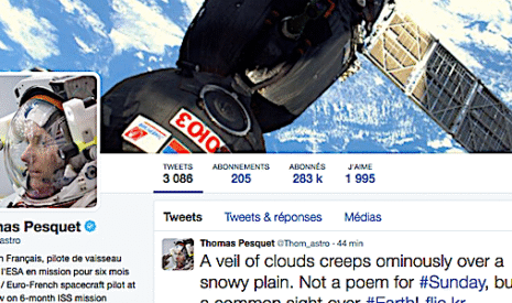 L’astronaute Thomas Pesquet montre aussi l’agriculture vue de l’espace