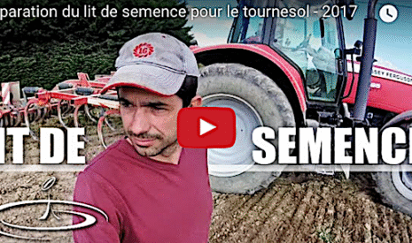 Travail du sol préparatoire au semis de tournesol