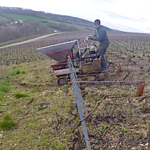 Un petit chenillard pour travailler des vignes en pente