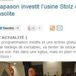Insolite, un concert dans une usine de matériel agricole