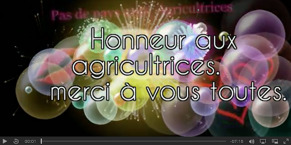 vid o hommage agricultrices