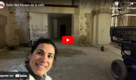 Suite des travaux au domaine