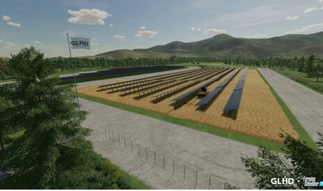 Le modèle agrivoltaïque GLHD arrive dans Farming Simulator
