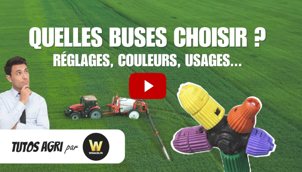 Comment choisir ses buses de pulvérisateur ? Réglage, couleur, type de buses, usages ?